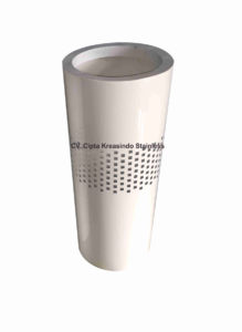 PT. Cipta Kreasindo Stainless pot-bungaa-kerucut-219x300 pot tanaman kerucut    